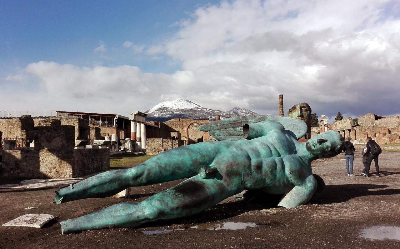 Hotel Il Santuario - Pompei ปอมเปอี ภายนอก รูปภาพ